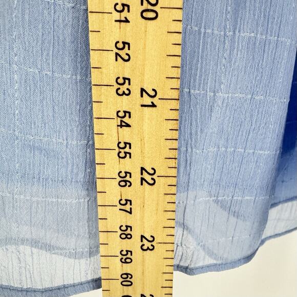 NEW Arula Altar'd State XL Light Blue Babydoll Peplum Top Romantic Princess - Picture 7 of 7